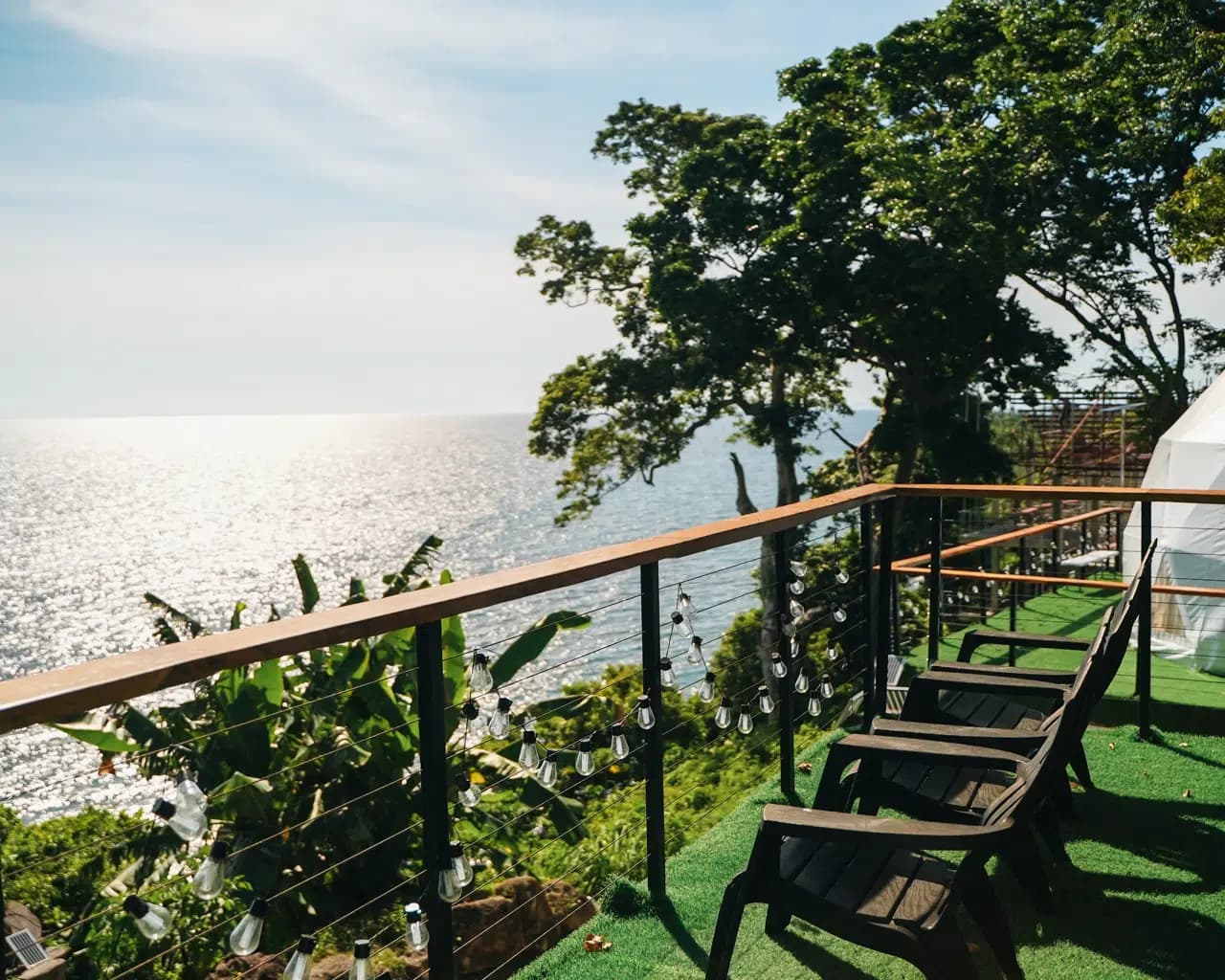 Cliffside Yoga at Dawn